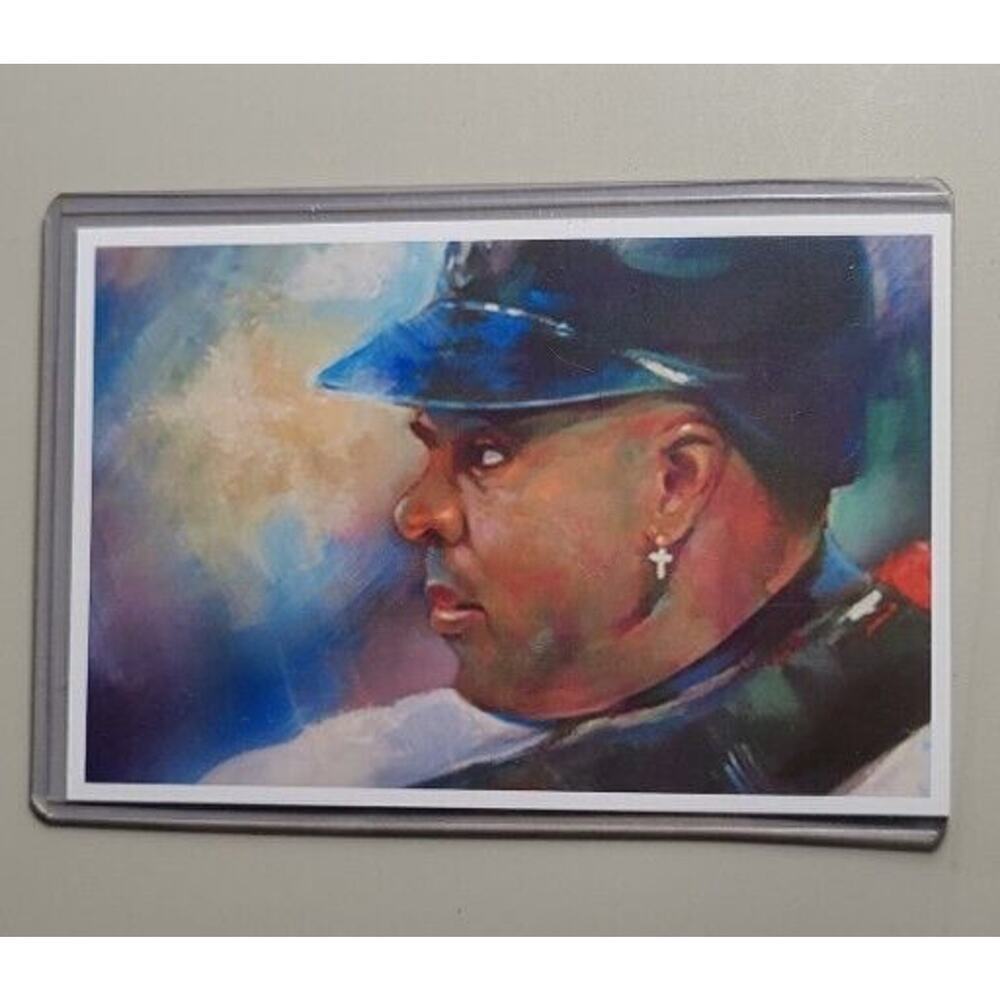 Barry Bonds Postcard LIMITED FIRST DAY EDITION BUCK PAULSON ARTOBILIA COLLECTION